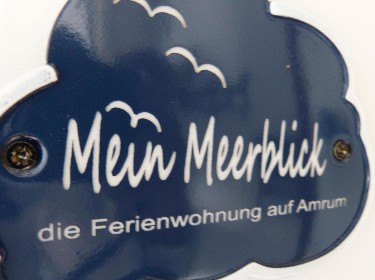 Ferienwohnung *Mein Meerblick* Wittdün Exterior foto